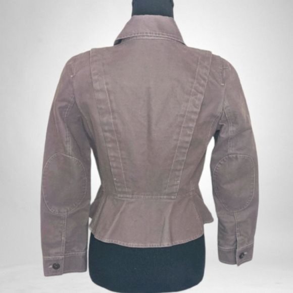 LOFT Taupe Urban Military Jacket 4P - Picture 2 of 7